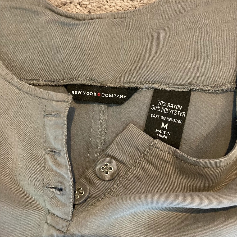 Fun, soft, grey romper - Picture 2 of 3